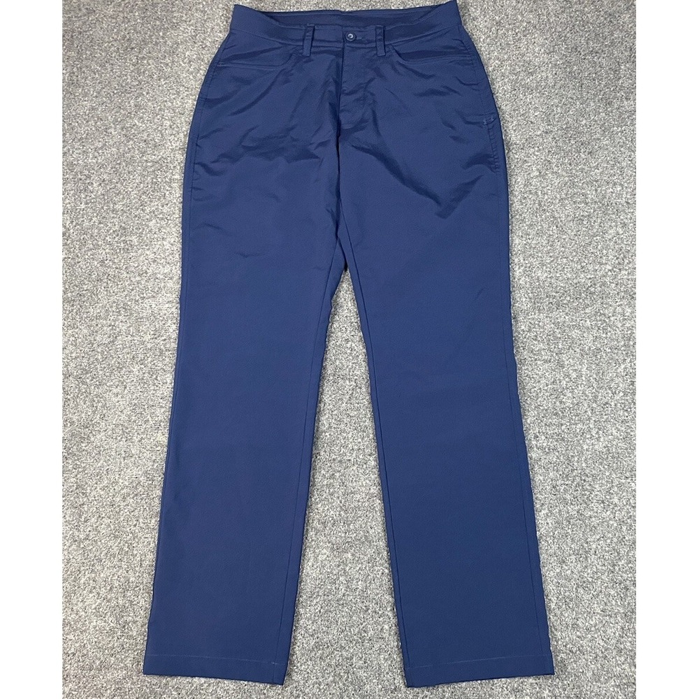 Under Armour UA Loose Fit Tech Golf Flat Front Pants 1300198 Casual Blue 32X32